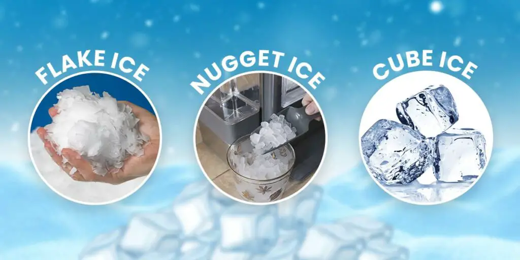 Flake Ice Vs Nugget Ice Vs Cube Ice How Are They Different? Peso's Ice