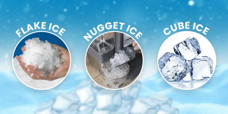 Flake Ice Vs Nugget Ice Vs Cube Ice | How Are They Different?