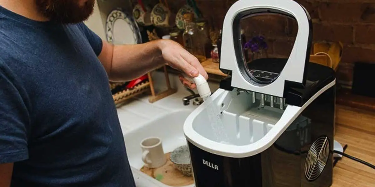 how to clean a portable ice maker