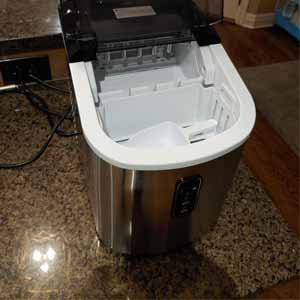 euhomy ice maker machine countertop 26 lbs 2
