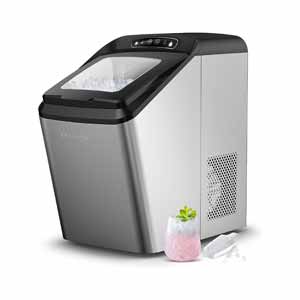 2. CROWNFUL Countertop Nugget Ice Maker