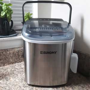 euhomy 26lbs best portable ice maker for rv