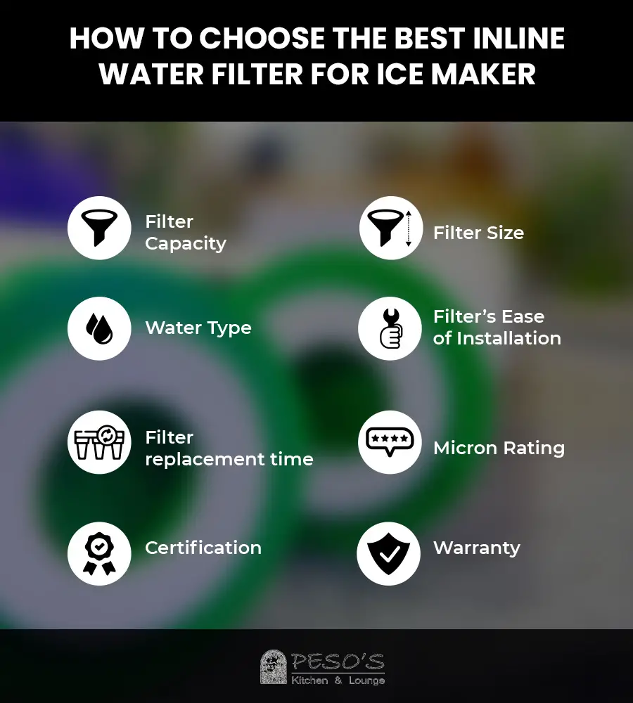 6 Best Inline Water Filter For Ice Maker Peso's Ice