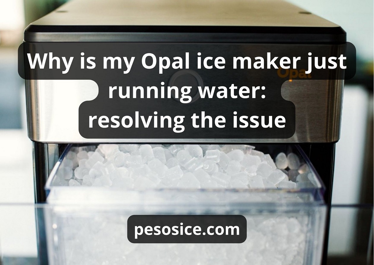 Why Is My Opal Ice Maker Just Running Water: Best Guide 2024