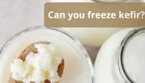 Can you freeze kefir?