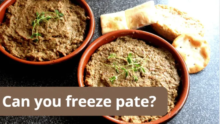 Can you freeze pate?
